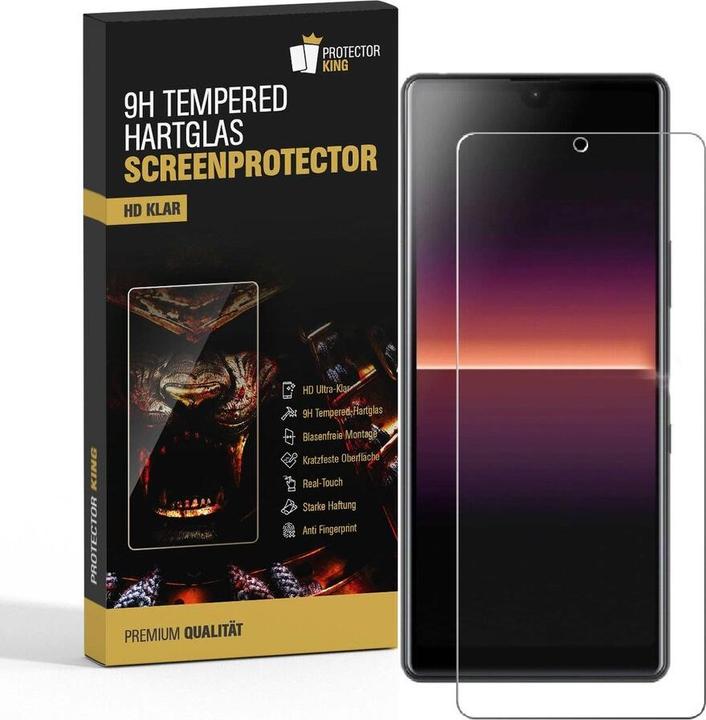 Produktbild Protectorking 1x echtes Tempered 9H Panzerhartglas 3D KLAR (1 Stück, Sony Xperia L4)