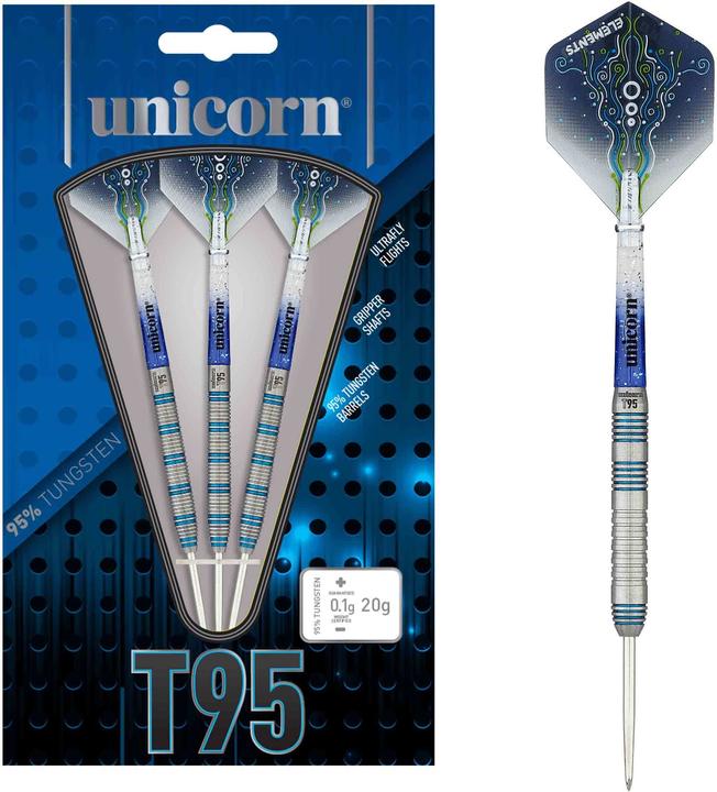 Actual product image Unicorn Core XL T95 Steel Darts (23 g)