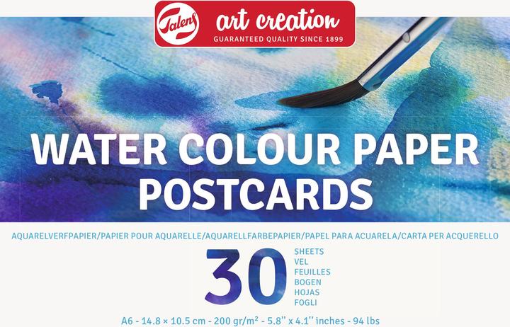 Talens Watercolor Paper Postcards (A6, Plain)