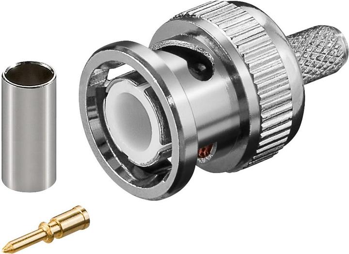 Immagine prodotto Goobay Connettore BNC a crimpare per cavo RG 58/U con pin dorato
