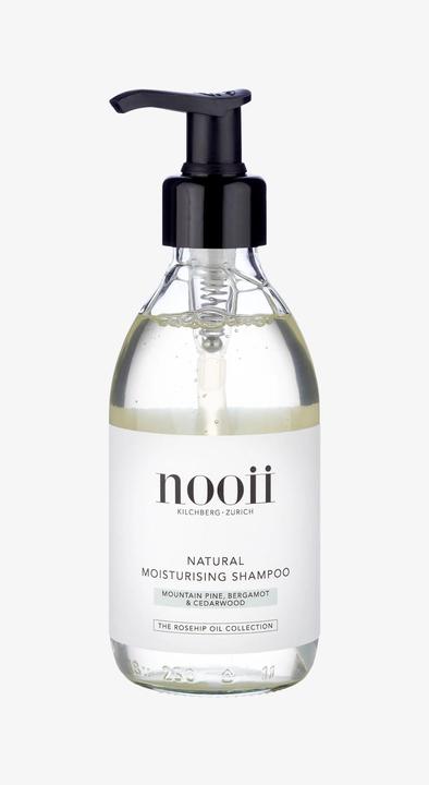 Immagine prodotto Nooii Naturale - Shampoo idratante al pino montano, bergamotto e legno di cedro (250 ml, Shampoo liquido)