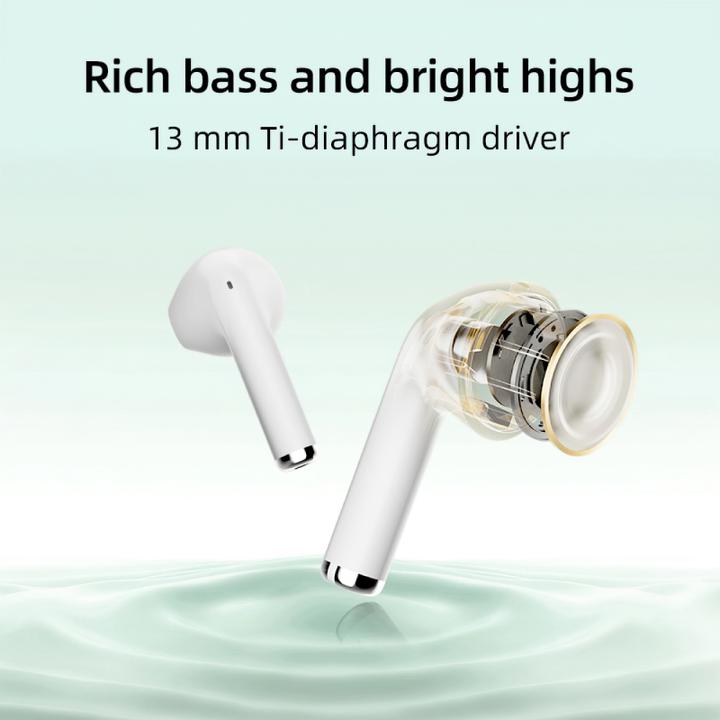 Produktbild QCY Alipods Lite TWS In-Ear-Bluetooth 5.3-Funkkopfhörer – Weiss (ANC, 28 h, Kabellos)
