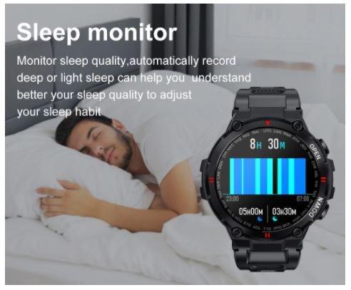 Image du produit Senbono Sport Smartwatch Black Max6 0pix Waterproof Ip68 - Functions Sport And Communicators. Phone