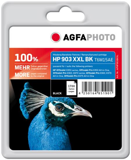 Produktbild AGFAPHOTO Patrone HP APHP903BXXL HP903XL T6M15AE black remanufactured (B)