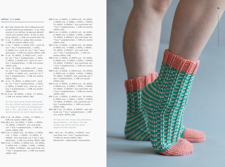 Immagine prodotto Socken häkeln für die ganze Familie (Tedesco, Sascha Blase-Van Wagtendonk, 2024)