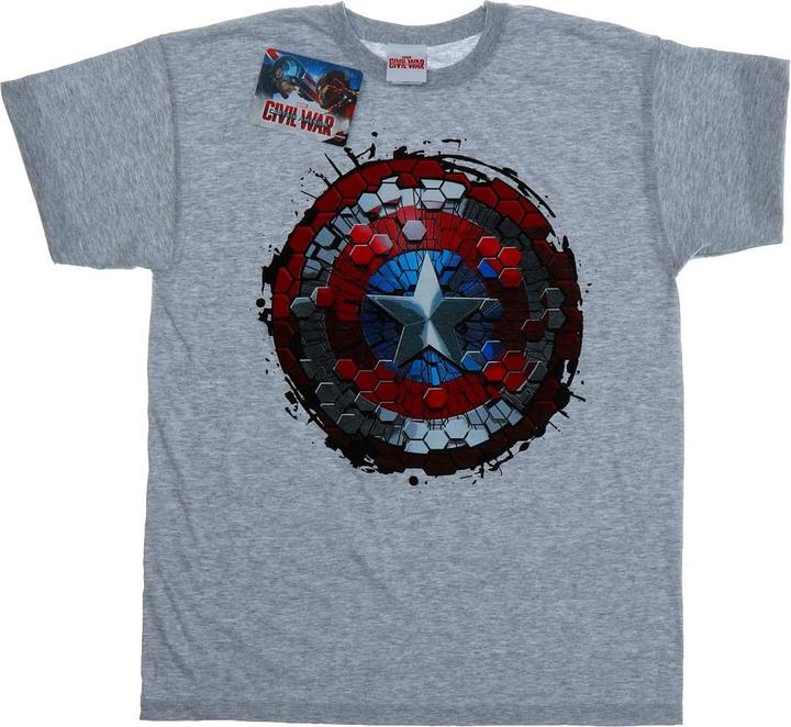 Captain America Civil War Hex Shield TShirt