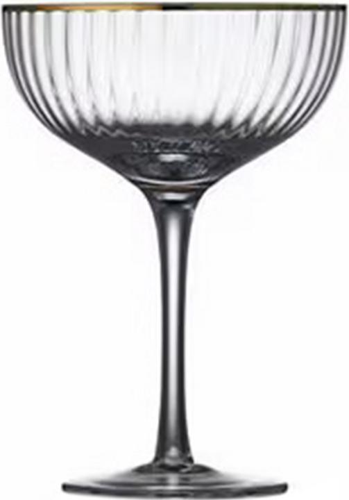 Image du produit Lyngby Verre - Palermo Cocktail glass 31 cl Gold 4 pc (3.15 dl, 4 x, Verres à apéritif)