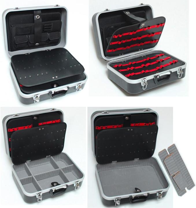 Image du produit Dema Mallette à outils Trolley Valise de pilote ABS noire 6+