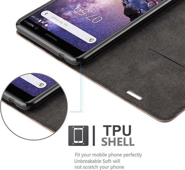 Produktbild Cadorabo Book Invisible Magnet Cover (Nokia 7 Plus)