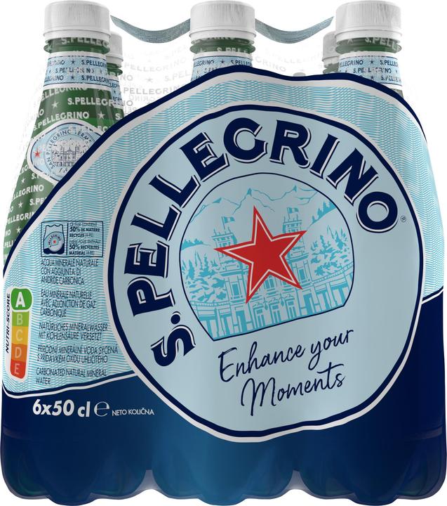 Image du produit San Pellegrino Bouteilles d'eau PET (6 x 50 cl)