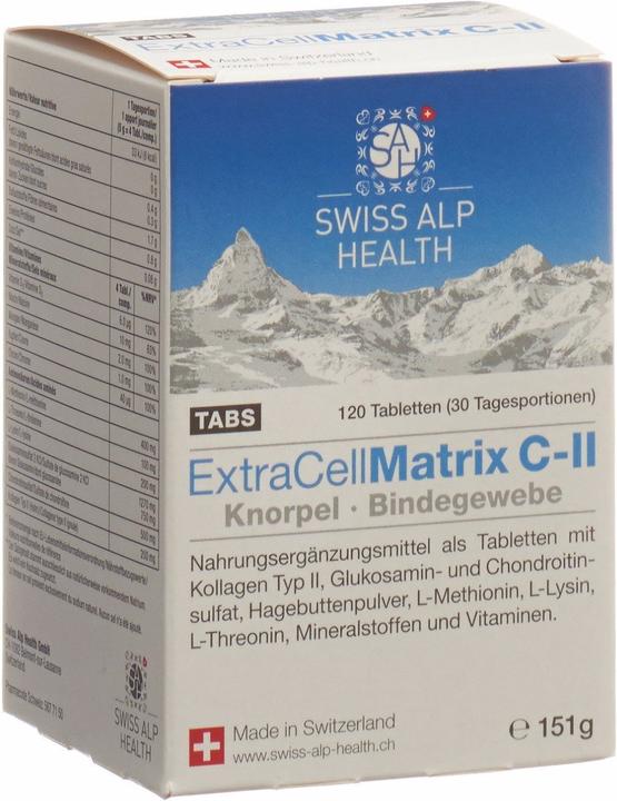 Immagine prodotto Swiss Alp Health ExtraCellMatrix (120 Pezzo/i, Pillole, 210 g)