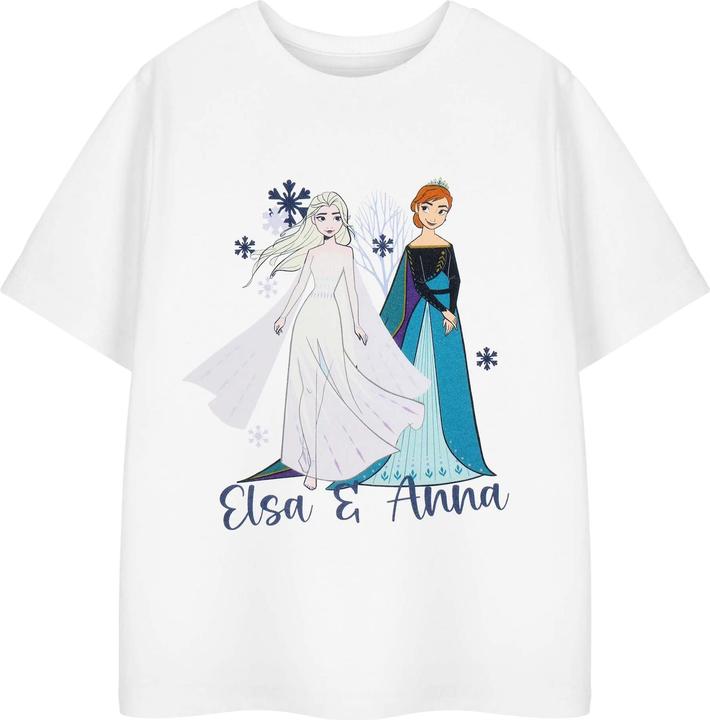 Immagine prodotto Disney Frozen Maglietta Anna ed Elsa Ragazze (128)
