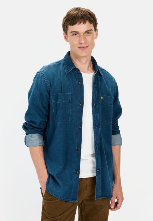 Actual product image Camel Active Regular fit long sleeve shirt in cotton (M)