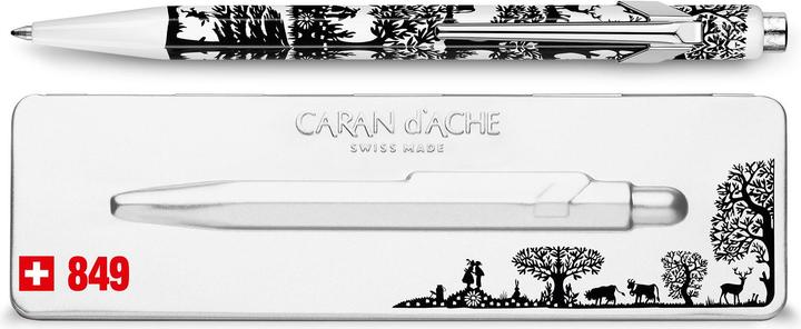 Produktbild Caran d'Ache 849 Scherenschnitt mit Etui (Silber, Schwarz, 1 x)