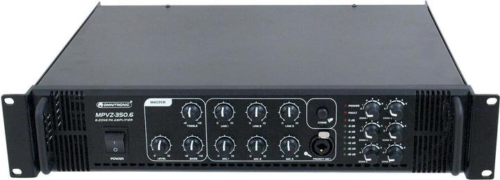 Immagine prodotto Omnitronic MPVZ350.6 Amplificatore di miscelazione (Preamplificatore a tubi)