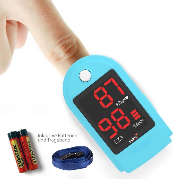 Produktbild Pulox Pulsoximeter PO-100 türkis