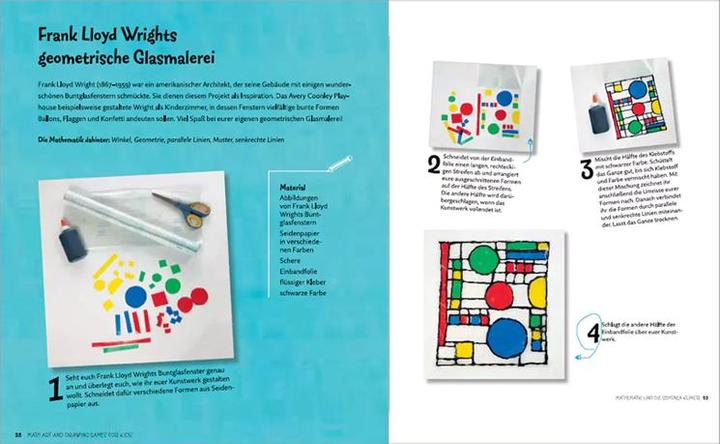 Produktbild Mathe verstehen mit Kunst. Zeichnen, malen, basteln, gestalten und nebenbei Mathe lernen. Für