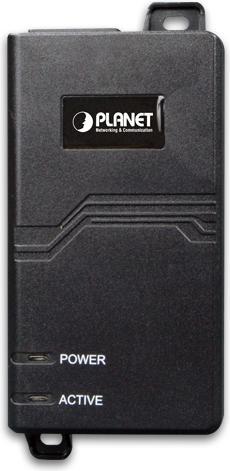 Actual product image Planet Single-Port 10/100/1000Mbps Ultra PoE Injector (UPOE, Proprietary 48V, 60 W)