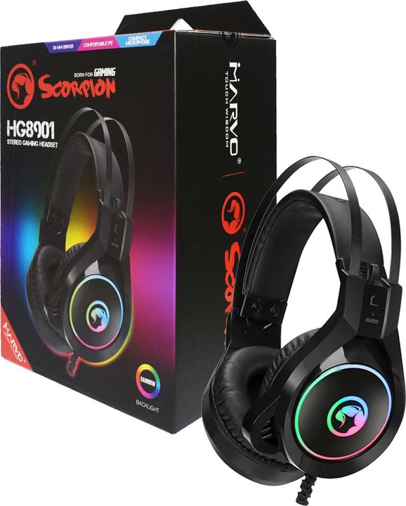 Immagine prodotto Marvo Cuffie HG8901 Argento (QMMWM89UGB00). (Cablato)