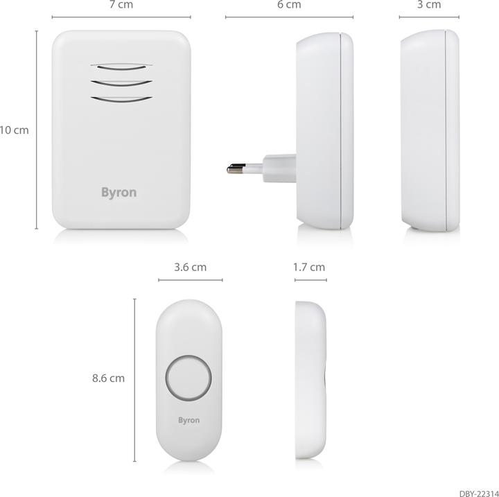 Produktbild Byron Gongset DBY-22314 Plug-In und portabel, drahtlos (Kabellos)