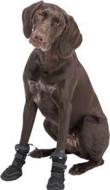 Actual product image Trixie Walker Active Long protective boots, L, 2 pcs, black (L, Dog boots)