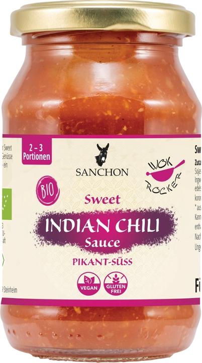 Image du produit Sanchon Sweet Indian Chili Sauce (Glas) vegan