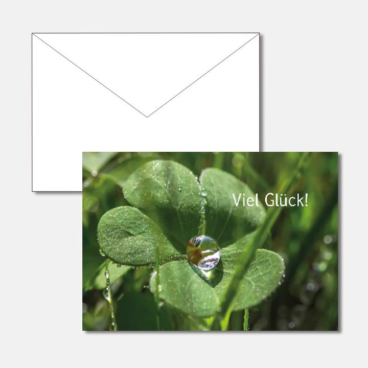 Produktbild Geburtstagskarte - Glücksklee (1 Stk.)