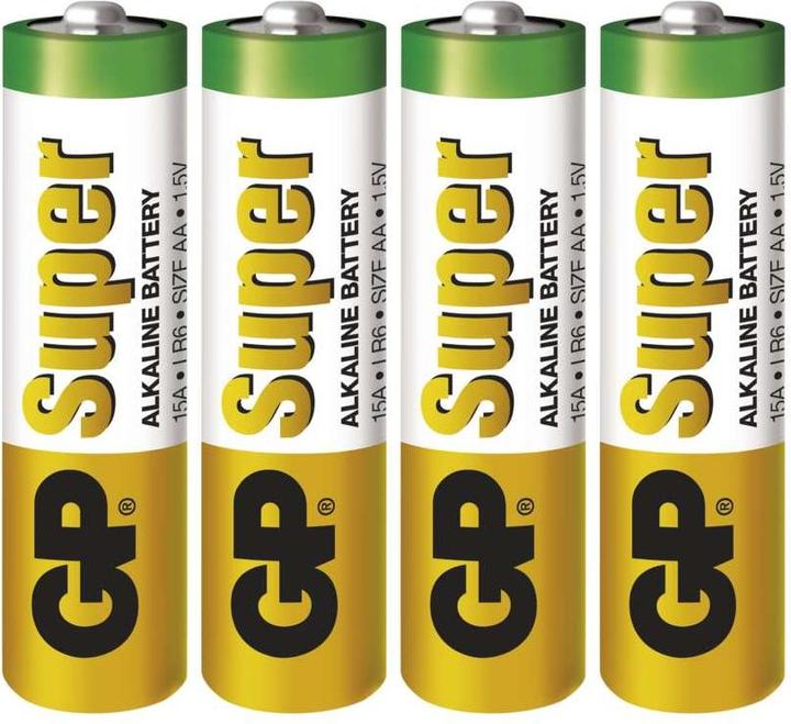 Image du produit GP Batteries Super (4 pcs, AA, 1250 mAh)