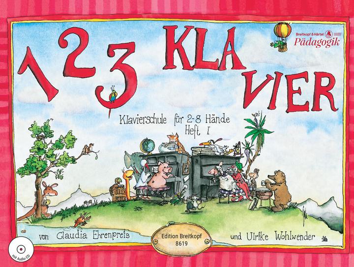 Actual product image 1 2 3 Kla-Vier. Heft 1 (German, Claudia Speedwell, Ulrike Wohlwender, 2004)