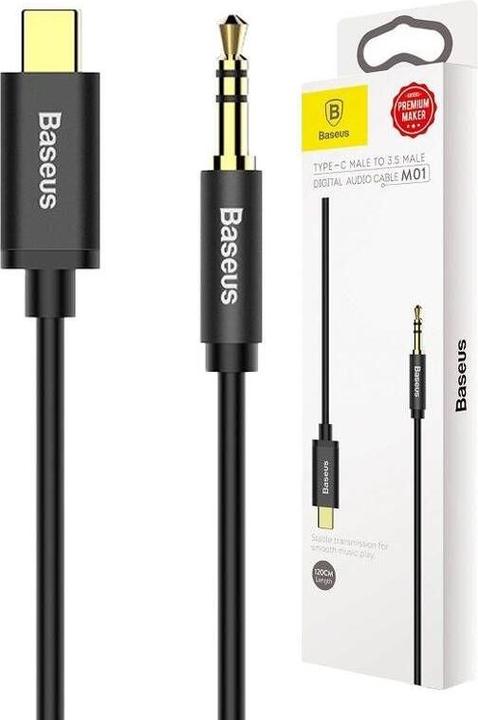 Immagine prodotto Baseus 3,5 mm USB C (1.20 m, Connettore da 3,5 mm (AUX))