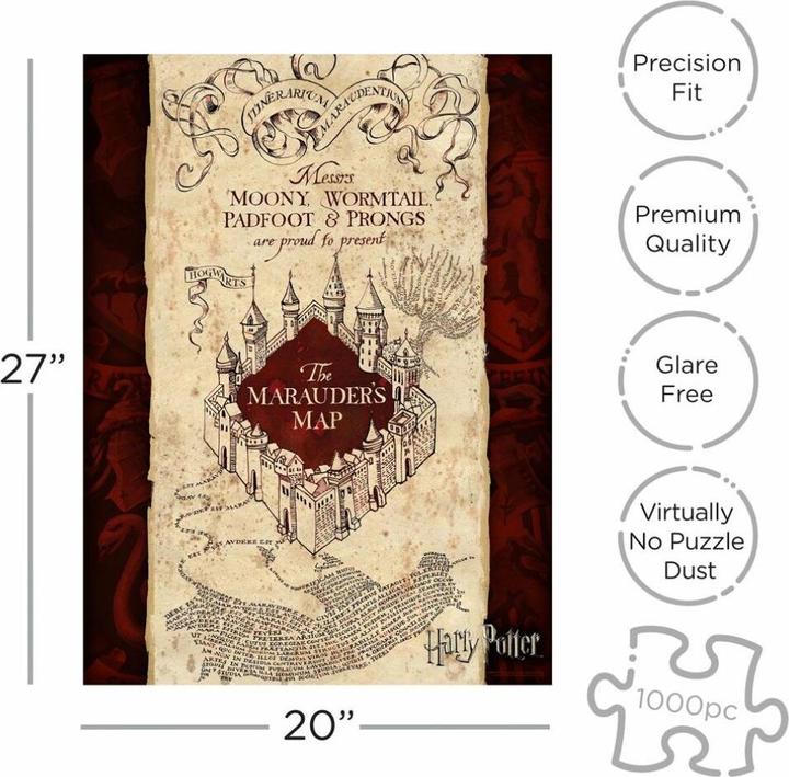 Image du produit Aquarius Puzzle Harry Potter La carte du rôdeur (1000 pièces) (1000 pièces)