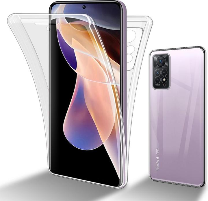Cadorabo TPU 360 graden hoesje voor Xiaomi RedMi NOTE 11 PRO 4G / 5G (Redmi Note 11 Pro 5G, Xiaomi Redmi Note 11 Pro)
