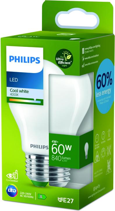 Produktbild Philips LED Classic (E27, 4 W, 840 lm, 1 x, A)
