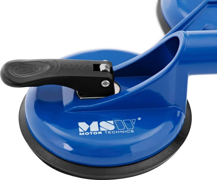 Produktbild MSW Saugheber Set Glassauger Vakuumsauger Glasheber 3 Saugköpfe 2 Stk. Je 120 Kg (120 kg)