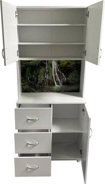 Produktbild HTI-Living Badschrank Blanca Wellness Motiv Wasserfall (80 x 180 x 40 cm)