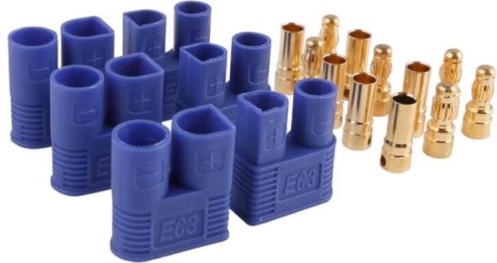 Actual product image Gens Ace EC3 male & female plug (3 pairs)