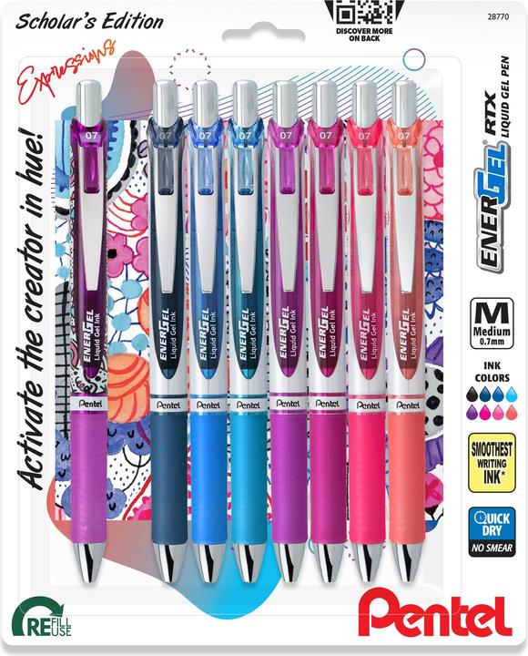 Blau, Nachtblau, Cyan, Violett, Pink, Koralle, Magenta