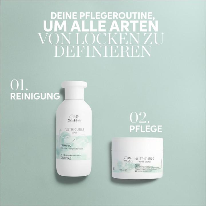 Produktbild Wella Nutricurls Micellar Shampoo (250 ml, Flüssiges Shampoo)