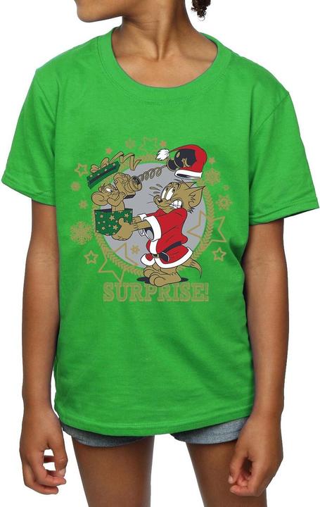 Image du produit Tom & Jerry - T-shirt CHRISTMAS SURPRISE - Fille (140, 146)