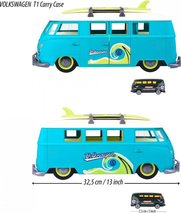 Actual product image Majorette VW The Originals T1 Carry Case + 1 car