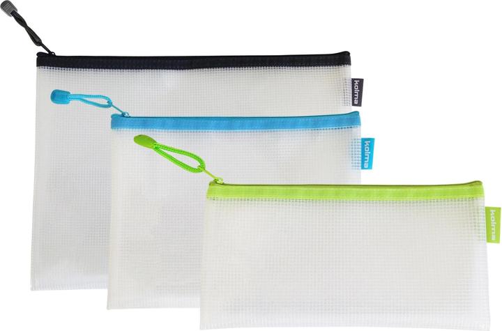 Immagine prodotto Kolma Sacchetto a rete con cerniera a zip kiwi (23 x 11,5 cm, 1 x)