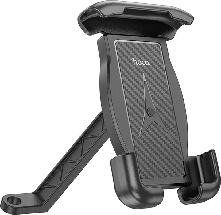 Actual product image Hoco - Motorcycle Holder (CA119) - Strong Grip, for Phones 4.5 - 7", for Rearview Mirror - Black