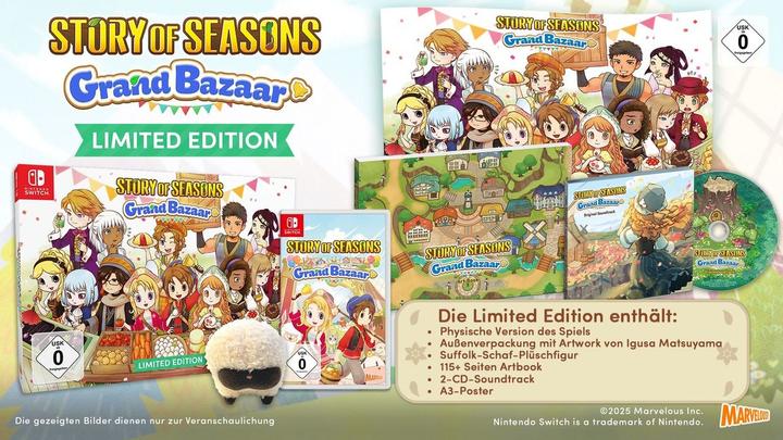 Immagine prodotto Marvelous Story of Seasons: Grand Bazaar NSW2 L.E. (Switch 2, DE)