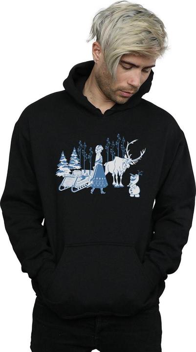 Image du produit Disney - Sweat à capuche FROZEN ANNA SVEN AND OLAF - Homme (S)
