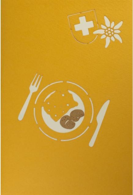 Immagine prodotto Hervorragend Carta raclette 3D pop-up (1 pz.)