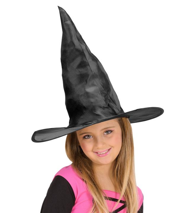 Image du produit Magni Widmann 2859W - Chapeau de sorcière pour enfants, noir, magicien, sorcier, accessoire, carnaval