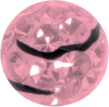 Bijouteria Piercingverschluss (Kristall, Chirurgenstahl 316L, Epoxiharz)