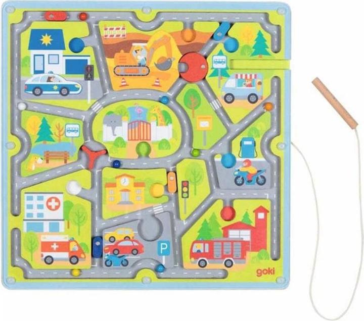 Immagine prodotto Goki Magnetlabyrinth Kleine Stadt (Francese, Tedesco, Inglese, Italiano)