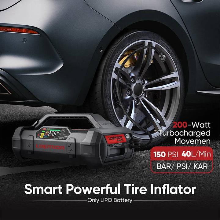 Image du produit Lokithor ApartX Starthilfegerät mit Kompressor LED & Powerbank (Ohne Batterie) (4000 A)
