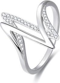 Produktbild Beneto Silver ring with zircons AGG143 - Circuit: 62 mm